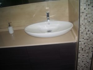 Baño lavamanos cosmo reformas Montoya